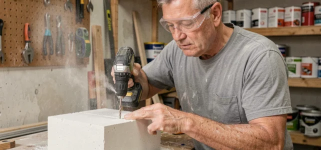 Astuces pratiques pour percer du béton cellulaire facilement et sans dégâts